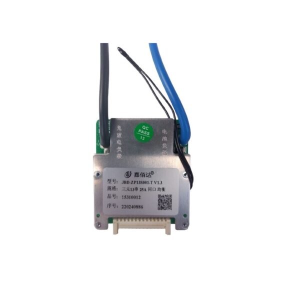 BMS Batería Li-ion 13S 25A 48V con función de balanceo