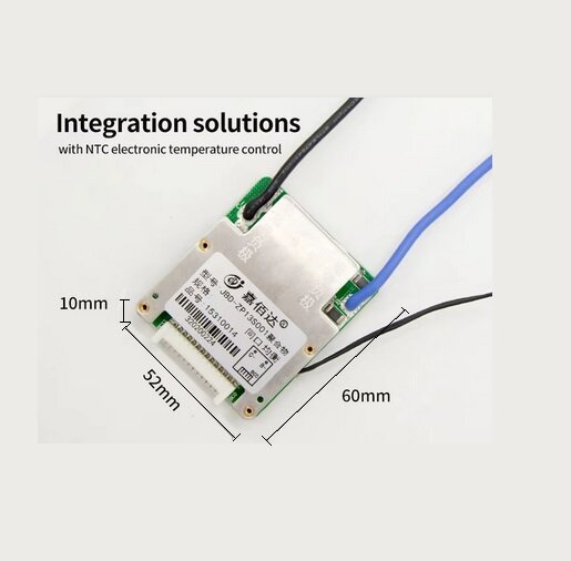 BMS Batería Li-ion 13S 25A 48V con función de balanceo