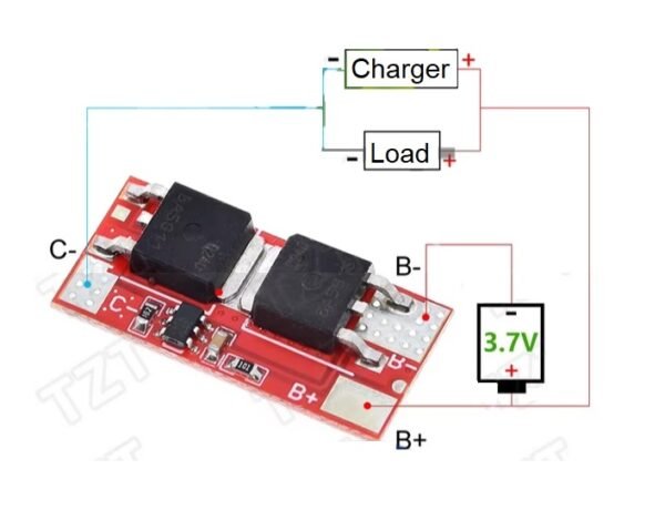Módulo BMS Batería Li-ion 1S 10A 3.7V