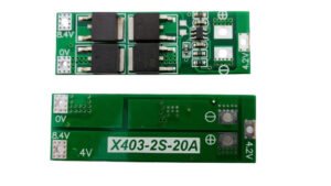 Módulo BMS Batería Li-ion 2S 20A 7.4V sin función de balanceo