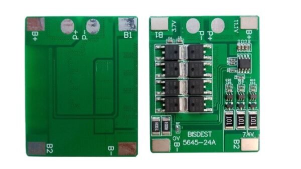 Módulo BMS Batería Li-ion 3S 24A 11.1V con función de balanceo