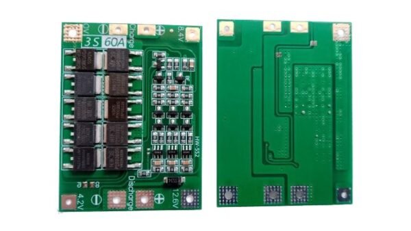 BMS_3S_11.1v_1 Módulo BMS Batería Li-ion 3S 60A 11.1V sin función de balanceo