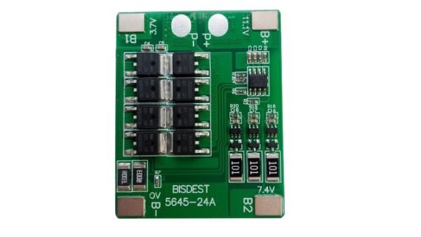 Módulo BMS Batería Li-ion 3S 24A 11.1V con función de balanceo