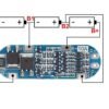 BMS_3S_11.1v_4 Módulo BMS Batería Li-ion 3S 10A 11.1V sin función de balanceo
