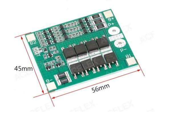 Módulo BMS Batería Li-ion 3S 25A 11.1V sin función de balanceo