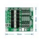 BMS_4S_14.8v_4 Módulo BMS Batería Li-ion 4S 30A 14.8V con función de balanceo