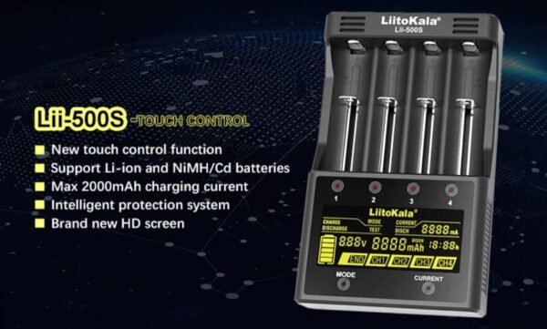 Cargador Baterías Liitokala Lii-500S