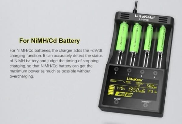 Cargador Baterías Liitokala Lii-500S