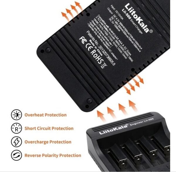 Cargador Baterías Liitokala Lii-500