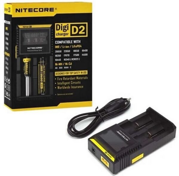 Cargador Universal Baterías Nitecore D2