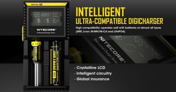 Cargador Universal Baterías Nitecore D2