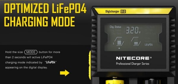 Cargador Universal Baterías Nitecore D2