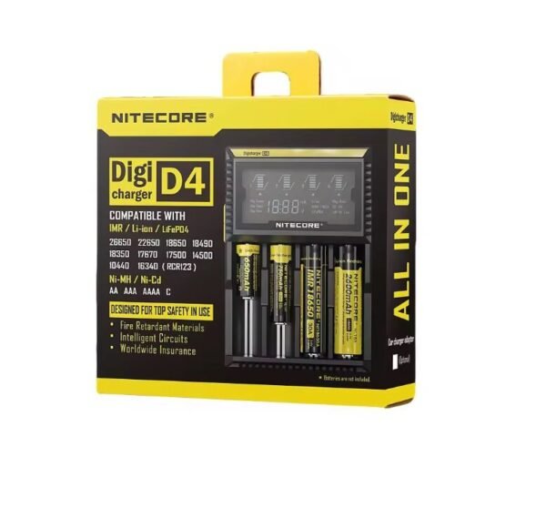 Cargador Universal Baterías Nitecore D4