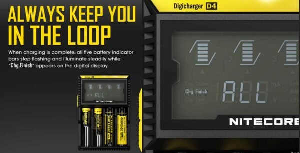 Cargador Universal Baterías Nitecore D4