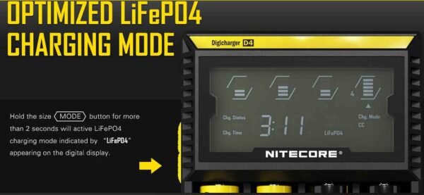 Cargador Universal Baterías Nitecore D4