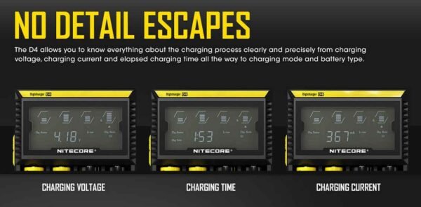 Cargador Universal Baterías Nitecore D4