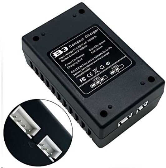 Cargador_Lipo_RC_B3_3 Cargador Baterías Lipo 2S-3S Imax RC B3