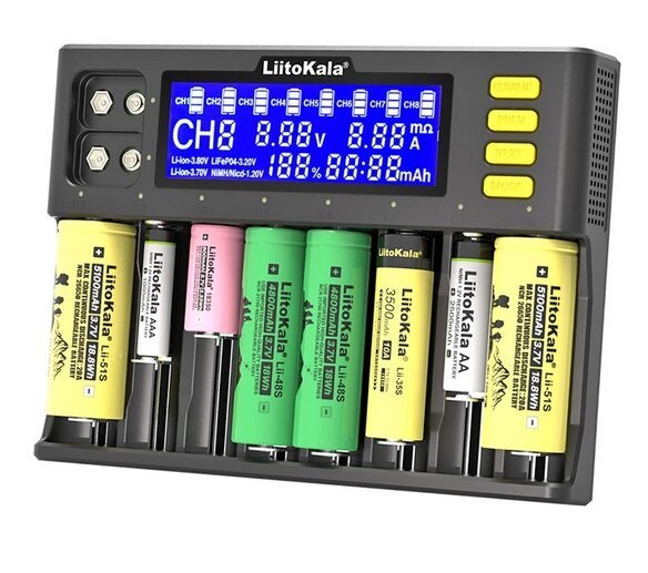 Cargador_S8_Liitokala_1 Cargador Baterías Liitokala Lii-S8