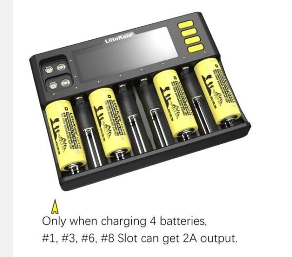 Cargador_S8_Liitokala_3 Cargador Baterías Liitokala Lii-S8