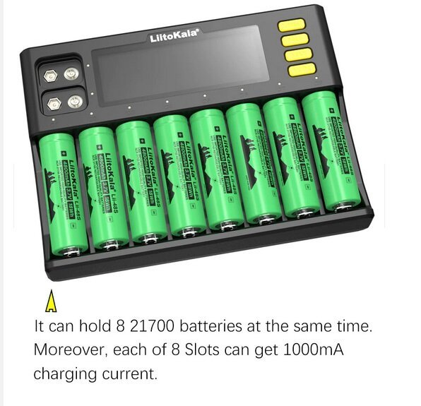 Cargador_S8_Liitokala_5 Cargador Baterías Liitokala Lii-S8