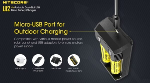 Cargador de Baterías Nitecore UI2