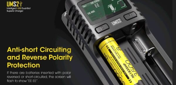 Cargador Universal Baterías Nitecore UMS2