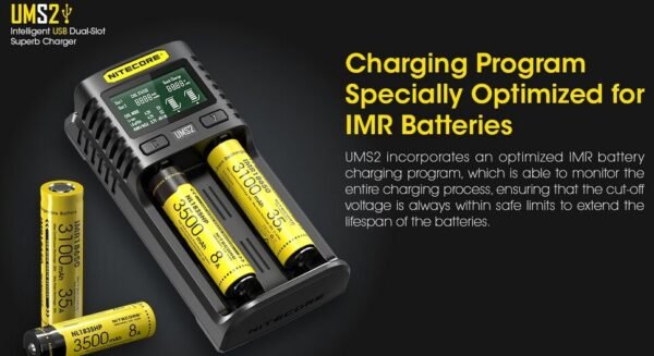 Cargador Universal Baterías Nitecore UMS2