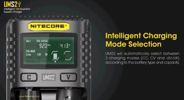 Cargador Universal Baterías Nitecore UMS2