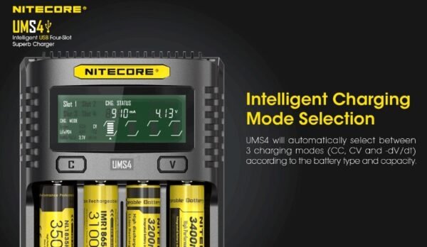 Cargador Universal Baterías Nitecore UMS4