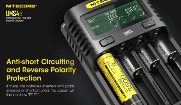Cargador Universal Baterías Nitecore UMS4
