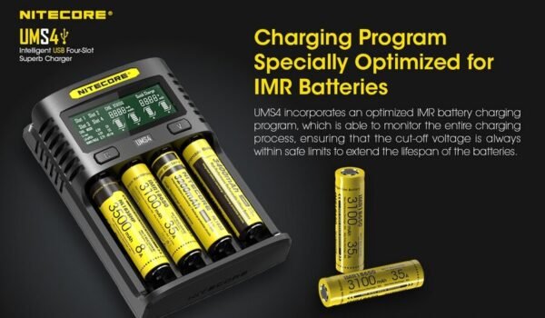 Cargador Universal Baterías Nitecore UMS4
