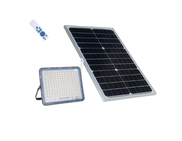 Reflector Solar Led con Control Remoto y Sensor de Movimiento