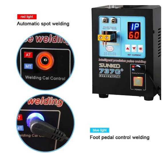 Soldador por Puntos Sunkko 737G+ 4300W