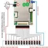 BMS Batería Li-ion 7S-14S con Bluetooth
