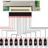 BMS Batería Li-ion 7S-14S con Bluetooth