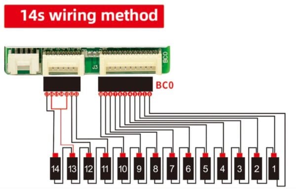 BMS Batería Li-ion 10S-17S con Bluetooth