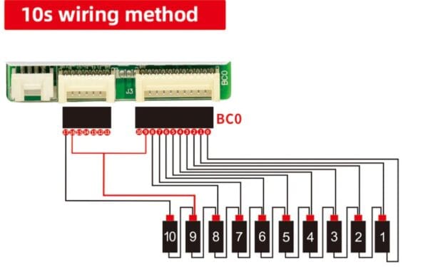 BMS Batería Li-ion 10S-17S con Bluetooth