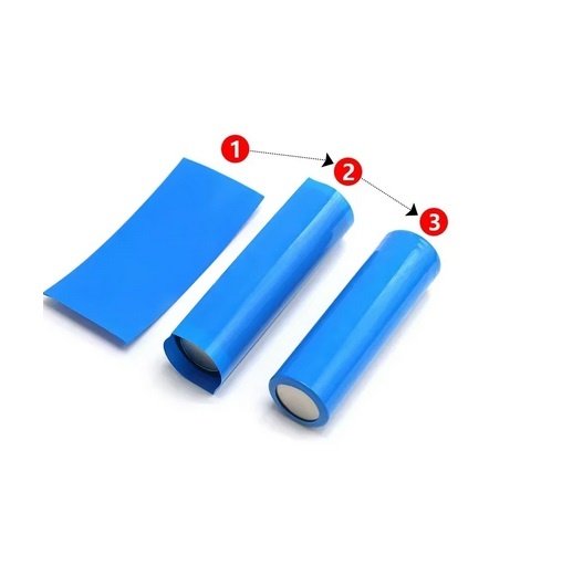 Envoltura Termoretráctil PVC Baterías Litio 18650