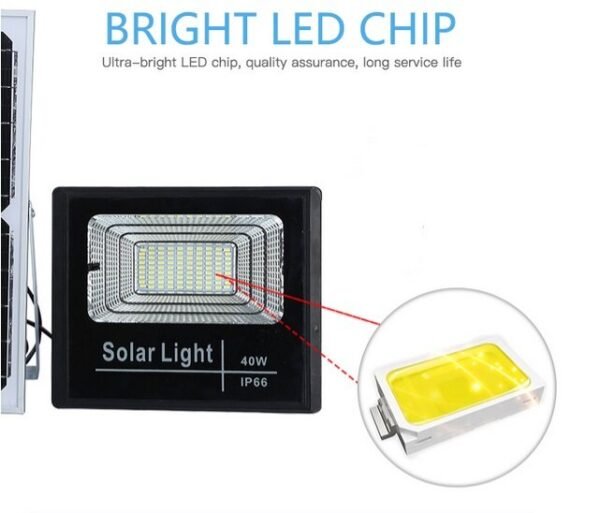 Reflector Solar Led con Control Remoto