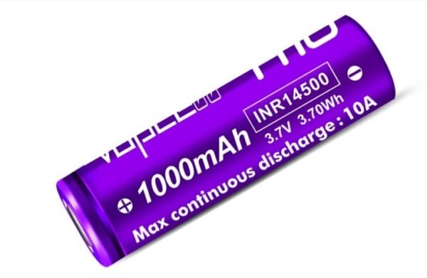 Bateria_litio_14500_1 Batería Recargable de Ion Litio Vapcell H10 1000mAh