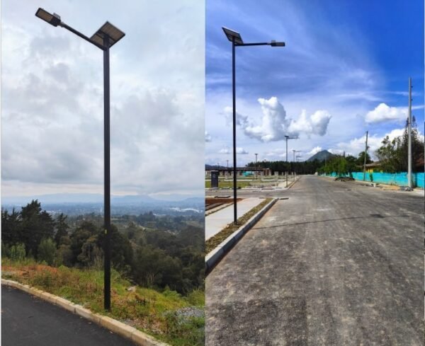 Reflector Lampara Solar Led Alumbrado Público 200W