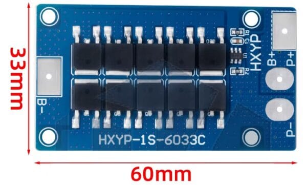 Módulo BMS Batería LiFePO4 1S 30A 3.2V