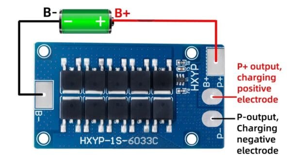 Módulo BMS Batería LiFePO4 1S 30A 3.2V