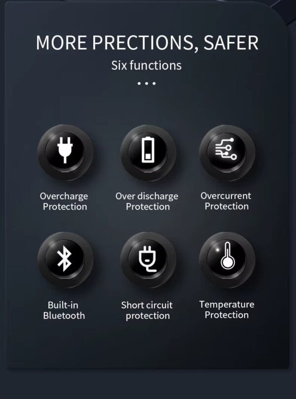 BMS Batería Li-ion 3S-4S con Bluetooth