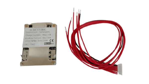 BMS Batería Li-ion 6S 30A 24V con función de balanceo